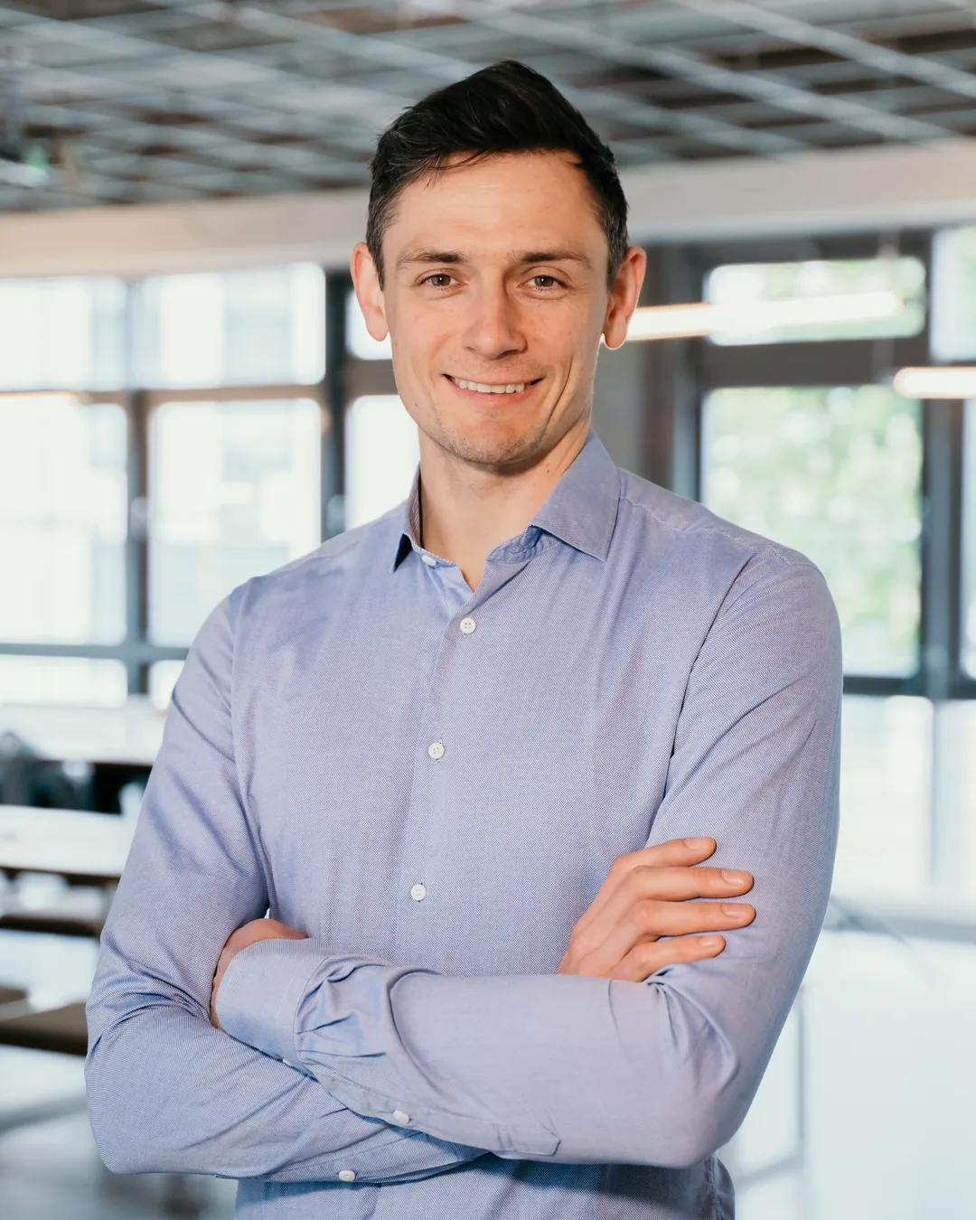 Dr.-Ing. Frithjof Schwerdt, Technischer Leiter von 1Klima, im Büro